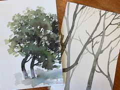 -六出私塾LiuChu•成人美术书法系统课程专业画室(熊婆婆的花园店)