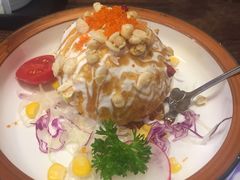 炸温泉蛋土豆泥沙律-仙隐小鹿中華の日料(正弘城店)