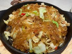 铁板肉末水晶粉-九毛九西北菜(百信广场店)