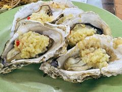 炭烧蒜蓉生蚝-贞姨美食·老字号海鲜大排档