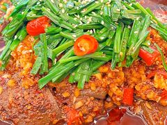 辣子韭菜蒜羊血-玉华宫宾馆·餐厅(铜川驻京办店)