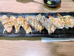 火炙三文鱼寿司拼盘-德兵衛·精致料理·烧鸟(宝杨宝龙广场店)