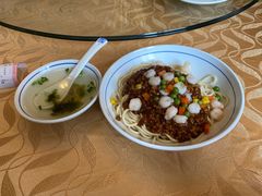 虾仁炸酱面-奎元馆.百年奎元.非遗传承(西湖边的解放路店)