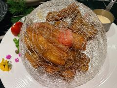 鸟巢金铂油条虾-钱塘梨园·演绎新派杭帮味