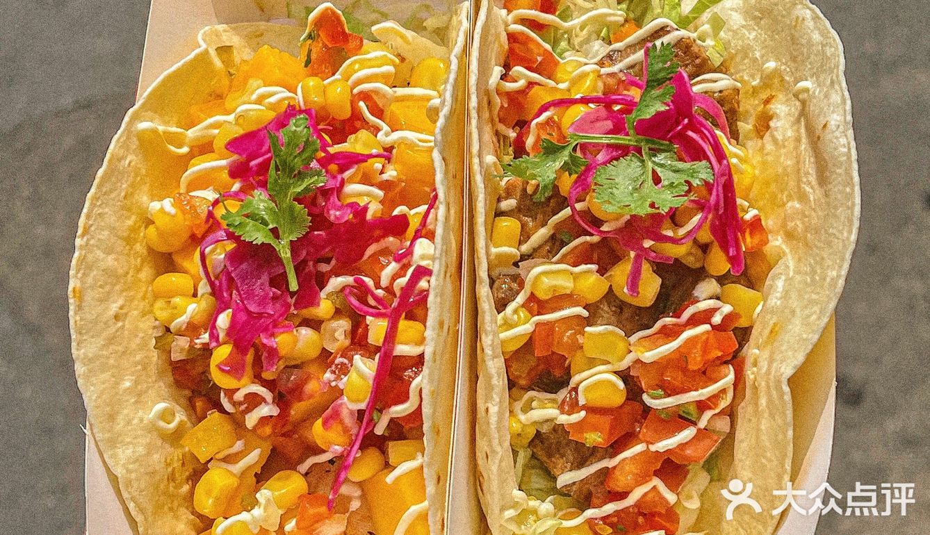 万象城这个麻辣鸡肉taco才9.9‼️超好吃