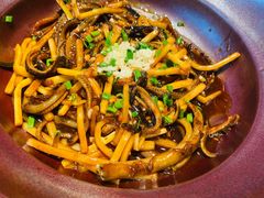 竹笋炒黄鳝丝-鸽子侯·家宴·平价海鲜(绿地店)