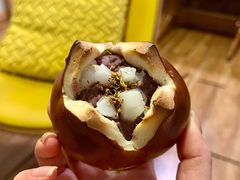 芋泥桂花碱水球-雀食面包店(钟楼店)
