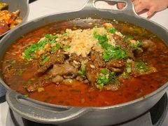 水煮肉片-小河盐帮·私家菜·烤鸭(三元桥·霄云路店)
