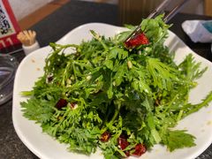 凉拌茼蒿-万重锦·人文川菜馆(骡马市店)