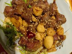 蒜炒鸡胗-桂马·日本料理·海胆·海鲜饭·酒场(民主广场店)