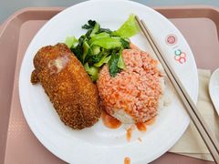 爆浆鸡排饭-北大家园食堂