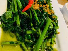 秘制虾酱炒空心菜-帕蓝·暹罗料理(曲阳店)