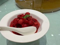 天然蜂蜜拌树莓-吉林省林业宾馆-餐厅