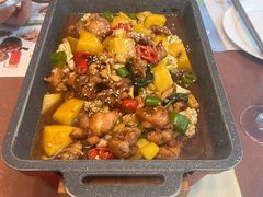 双椒紫苏牛蛙-意卡菲·欢乐聚会餐厅(华侨店)