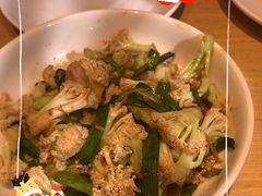 油渣有机花菜-关东小磨东北菜(上海长风大悦城店)