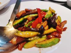 鸡枞菇炒松板肉-海立阁海鲜江浙菜(漕河泾印象城店)