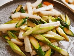 芦笋炒山药-马大胡子清真西北菜