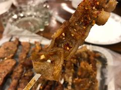 牛筋皮-老猎户炭火锅羊汤(万达店)