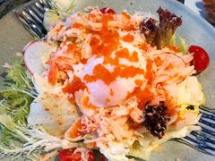 温泉蛋蟹肉沙拉-炙柒Sekinana·精致料理 烧鸟·铁板烧(海上世界店)