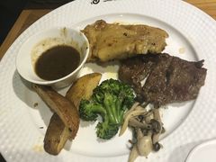 牛扒拼鸡扒-江南果道西餐厅(北京路店)