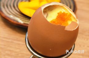 Crab Roe Steamed Egg