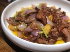 葱爆牛肉-铁公鸡·四川料理(天环广场店)