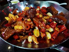 干锅带皮黄牛肉-毛家饭店(翡翠绿洲商业街店)