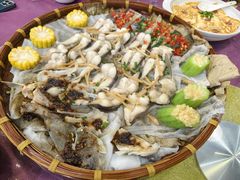 筲箕三味蒸鸭嘴鱼-绿雅居原生态农庄(小涌店)
