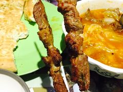 羊肉串-语言大学-清真食堂