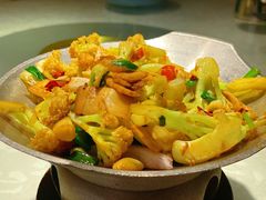 干锅菜花-好嫂子酱猪手•农家菜(蒲黄榆店)