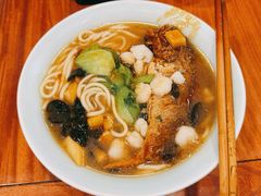 品奎元四宝之虾黄鱼面-奎元馆.百年奎元.非遗传承(西湖边的解放路店)