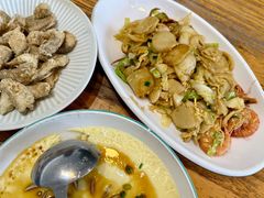 海鲜炒年糕-金海湾海鲜排档(朱家尖店)