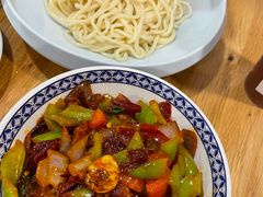 辣皮子拌面-西部马华清真兰州牛肉面·烧烤夜市(关东店)