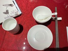 餐具摆设-天厨妙香素食餐厅(清华店)
