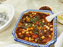 红烧羊血-野狗羊肉汤