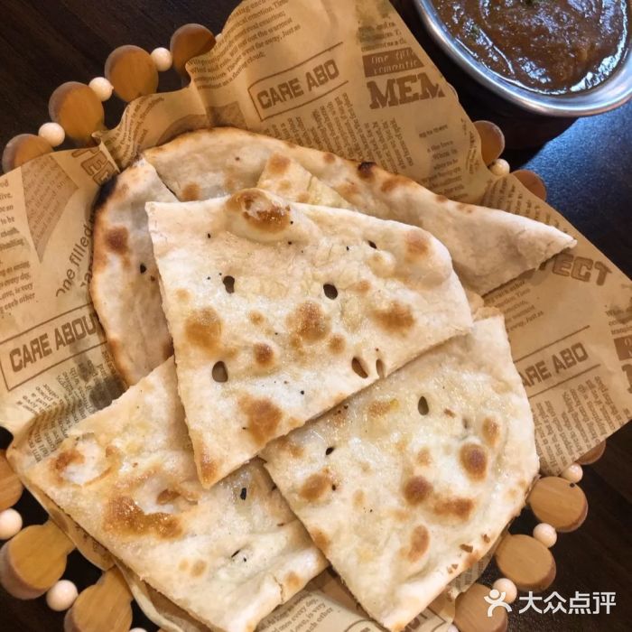 南国印度餐厅Dakshin蒜香馕饼图片