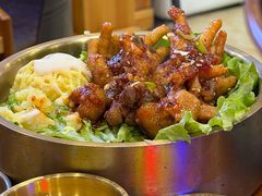 辣鸡爪配土豆泥-杀猪天·韩国烤肉(总店)