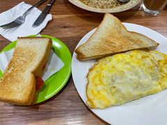 马介休鱼煎蛋饼套餐-永安咖啡室