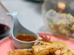 泰式芝麻煎豆腐-甜阿姨·天台花园私房菜(万松园店)
