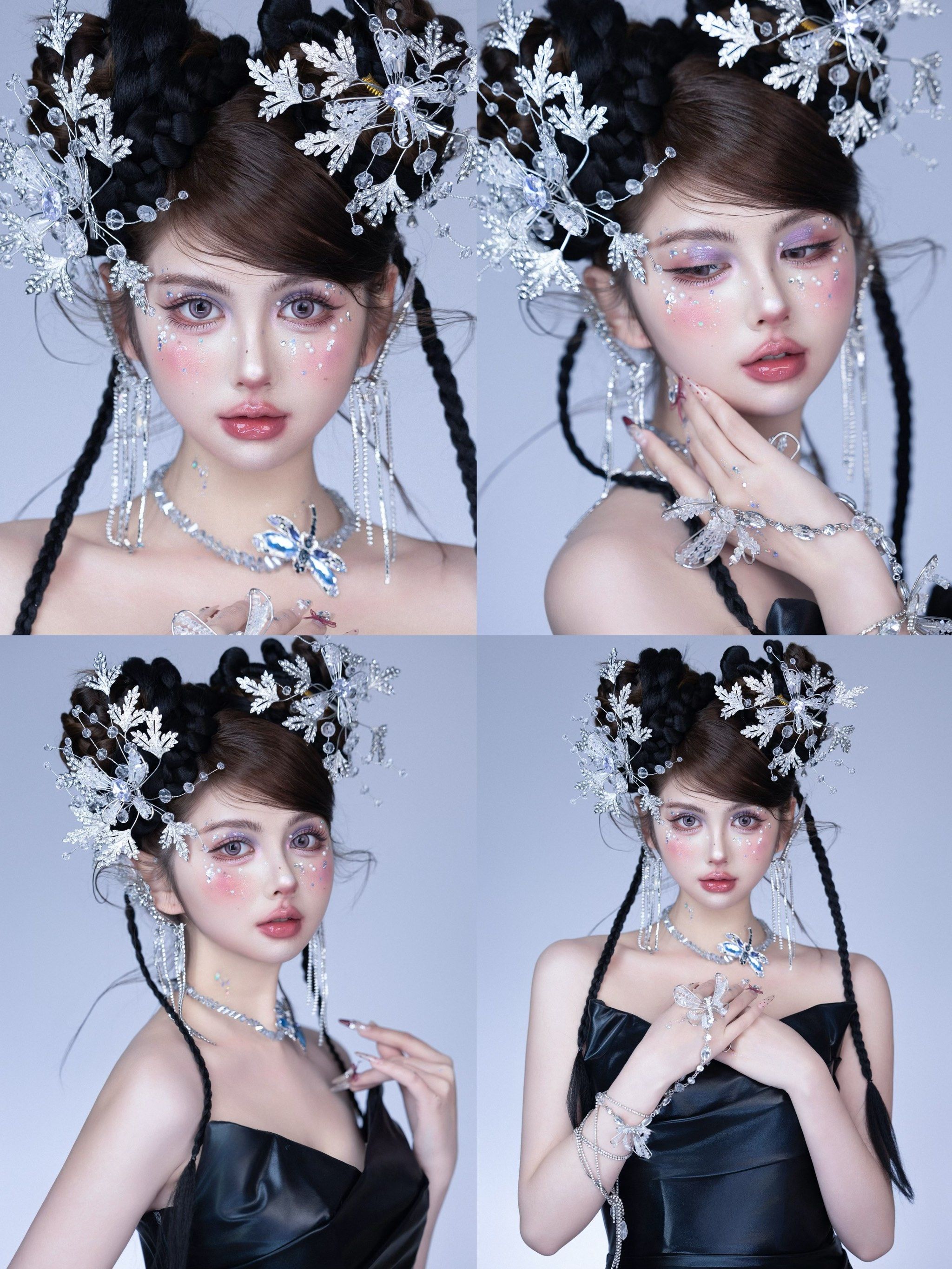 美疯❄️高级感拉满的冰雪精灵妆 谁能不爱呢?