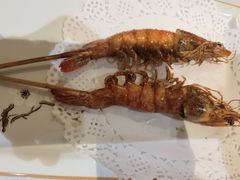盐烤海捕大虾-小船渔村•大连菜•大连焖鱼(明泽街店)