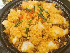 整锅蒜蓉粉丝蒸虾-船歌·鱼水饺青岛菜(国贸商城店)