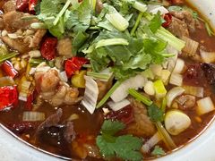 水煮牛肉-北大地皖峰饭馆