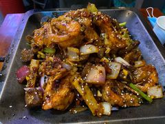 香辣排骨虾-炉小二铜锅牛蛙•川湘菜(三里屯店)