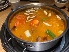 酸萝卜鸭架汤-守柴炉烤鸭(科华中路王府井店)