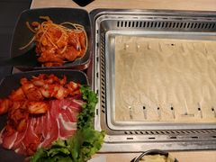 特色烤泡菜五花肉-新石器烤肉(百联川沙店)