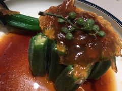 秋葵拌海蜇-尚一汤·粤菜海鲜(环球港店)