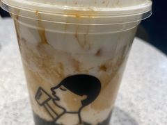 烤黑糖波波奶茶-喜茶(北京华贸购物中心店)