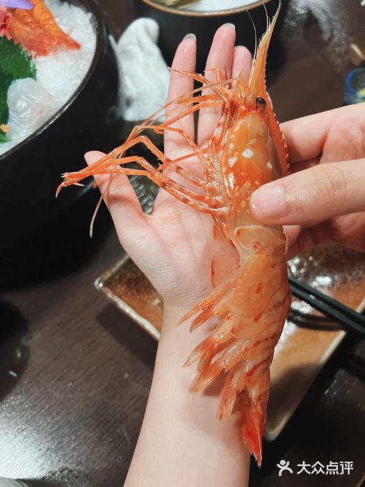 万岛日本料理铁板烧(静安店)牡丹虾图片