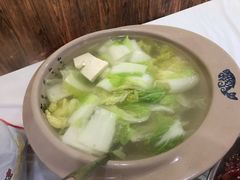 小菜豆腐汤-余家庄肥肠鱼地方汤锅(银杏大道店)